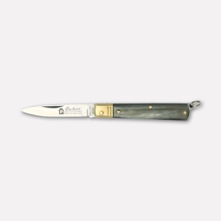 “Il Siciliano” knife, genuine horn handle - cm. 15