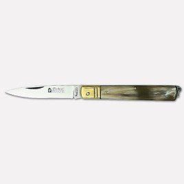“Il Siciliano” knife, genuine horn handle - cm. 19