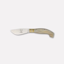 “Sirbuneddu” knife, genuine horn handle - cm. 11