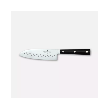 Santoku knife with hollow-ground (granton) blade – 16 cm
