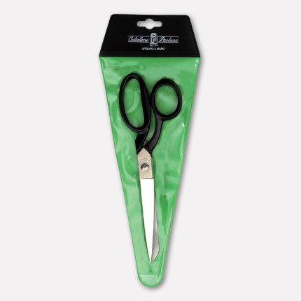 Left handed tailor scissors, enalem handles - 8 inches