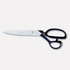 Left-handed tailor and modeller's scissors, enamel handles - 10 inches