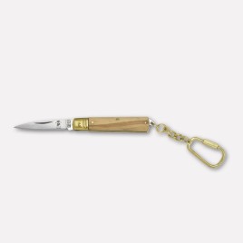 “Il Frosolino” knife with pendant, olive handle - cm. 11