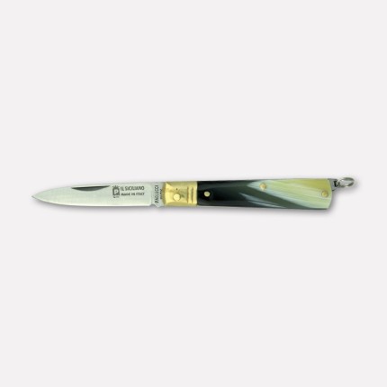“Il Siciliano” knife, imitation horn handle - cm. 17