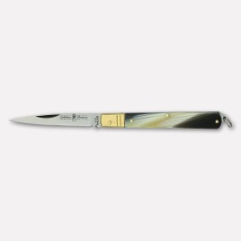 Stiletto knife, imitation horn handle - cm. 21