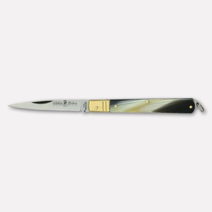 Stiletto knife, imitation horn handle - cm. 23