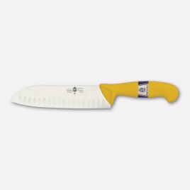 Santoku knife with alveolus - cm. 18