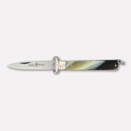 Hunting knife, imitation horn handle - cm. 19