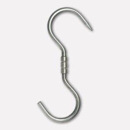Swivel hook in stainless steel (9x240)