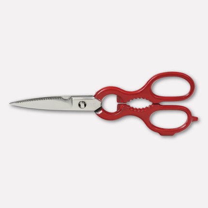 Kitchen scissors, enamel handles - 8 inches