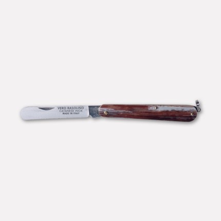 Razor-shaped knife, celluloid handle - cm. 17