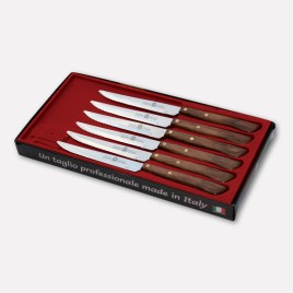 6pcs steak knives in gift box - cm. 12