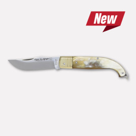 Zouave "La Morgia" Frosolone knife, genuine horn handle - cm. 19