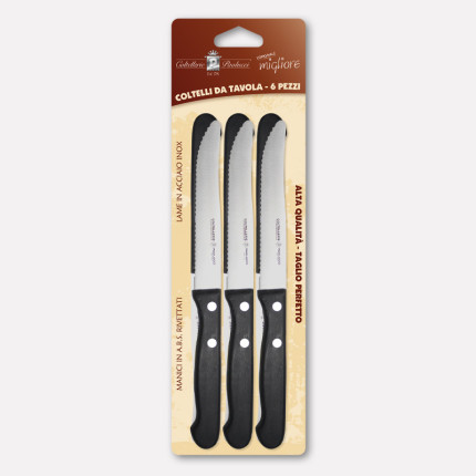 6 pcs. table knives set