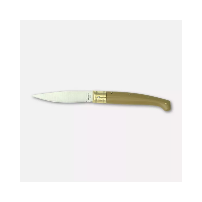 Pattada knife with false spring, imitation ram horn handle – 18 cm