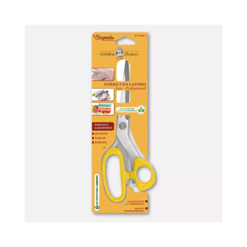 Stainless steel work scissors - 9 inches