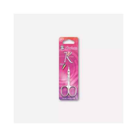 Curved pointed-tip manicure scissors