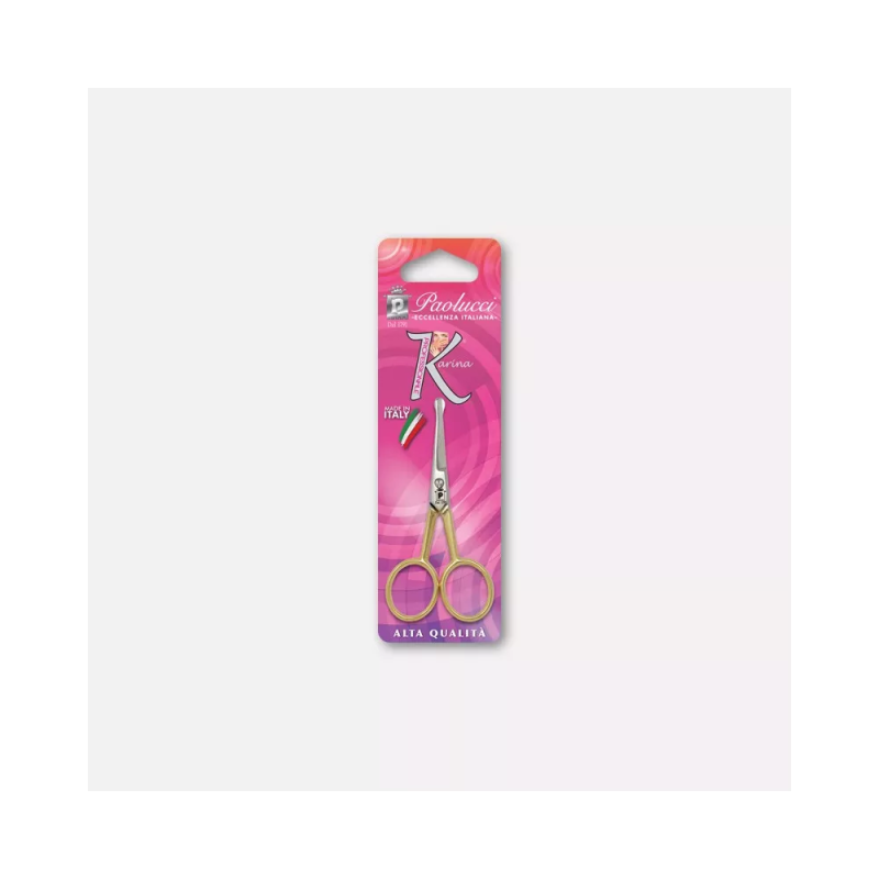 Nose and eyebrow hair scissors, rounded tips