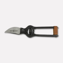 Professional pruning shears, fully burnished - cm. 21