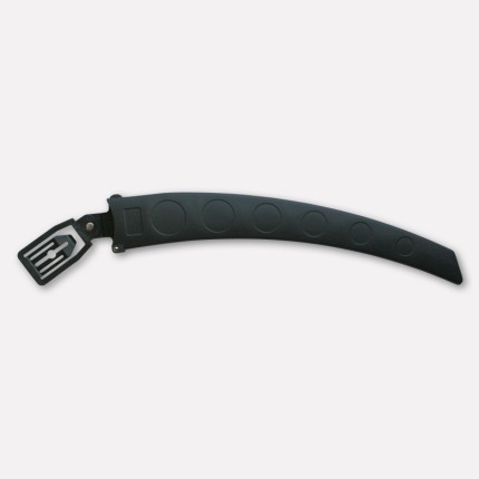 Sheath for pruning saw with curved blades