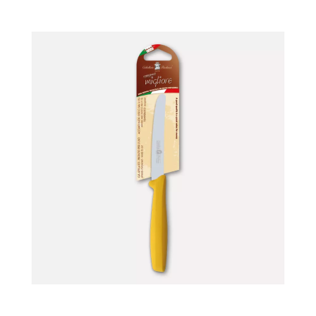 Table knife, yellow handle – 11 cm