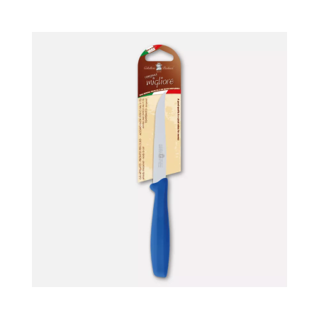 Steak knife, blue handle – 11 cm