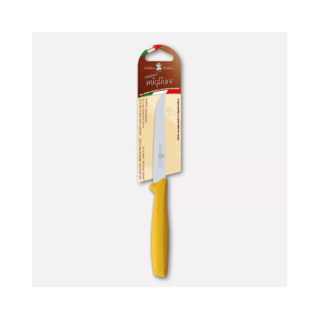 Steak knife, yellow handle – 11 cm