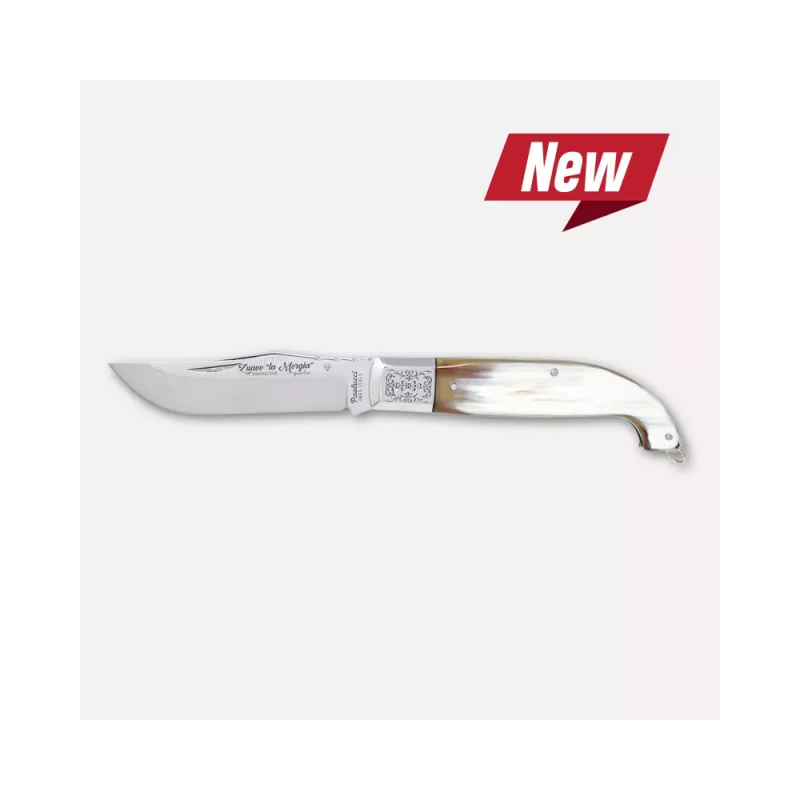"La Morgia" Frosolone Zuavo Knife, genuine horn handle – 19 cm