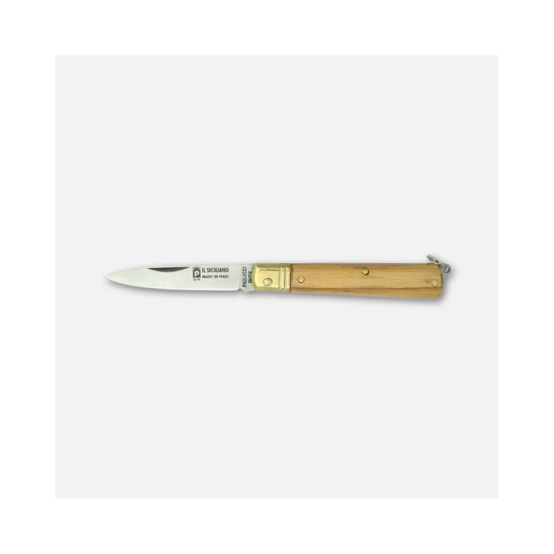 "The Sicilian" knife with olive wood handle – 17 cm