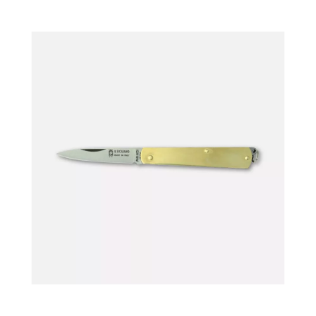 Coltello "Il Siciliano", manico in ottone - cm. 17