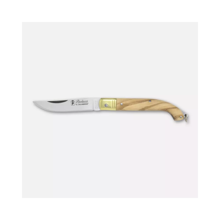 Coltello zuavo "Il Calabrese", manico in ulivo - cm. 15