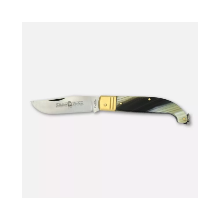 Coltello â€œZuavo Maxâ€, manico in finto corno - cm. 21