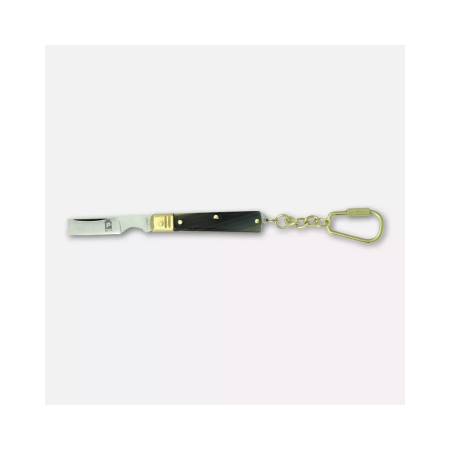 "Il Frosolino" scraper pocket knife with pendant, imitation horn handle – 11 cm