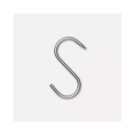 Stainless steel S-hooks, 10-piece blister pack (4x80)