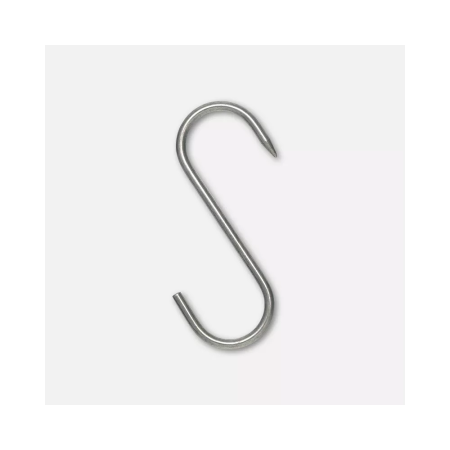Stainless steel S-hooks, 6-piece blister pack (5x120)