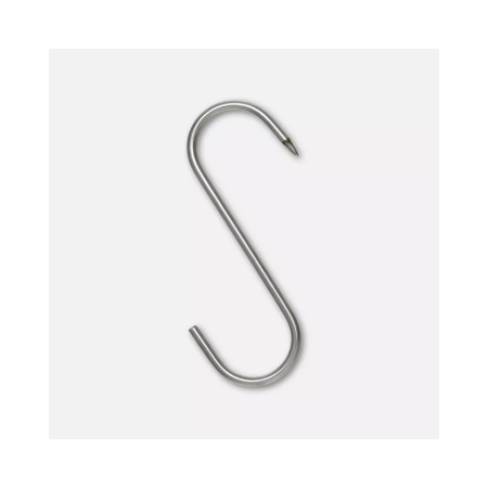 Stainless steel S-hooks, 6-piece blister pack (5x140)
