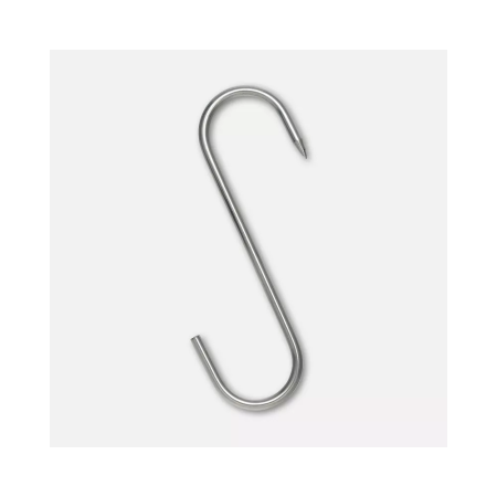 Stainless steel S-hooks, 3-piece blister pack (6x180)