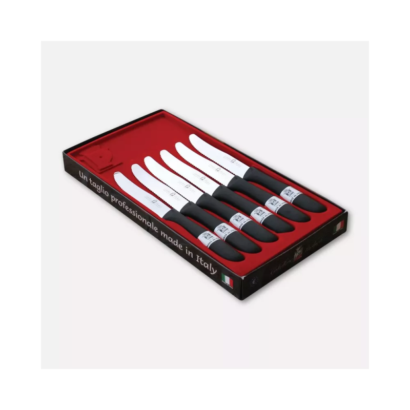 Gift set including 6 table knives - cm. 11