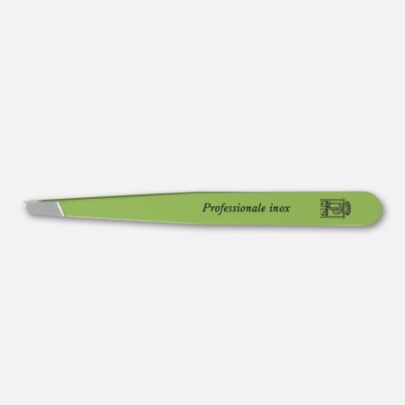 Colored tweezers, slanted tips