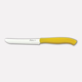 6 pcs. table knives - yellow handles