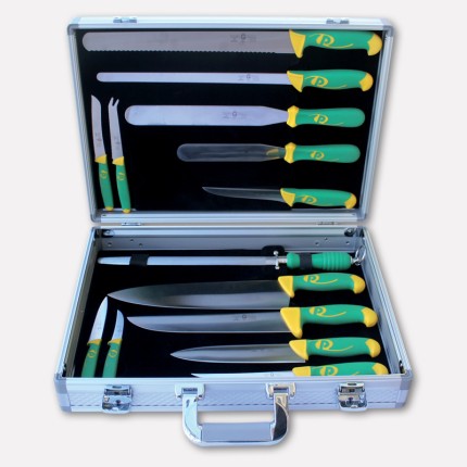 Suitcase for chef with 14 knives of the Imperiale line