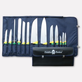 Roll-up set for chef with 7 knives of the Imperiale line