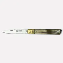 Coltello "Il Siciliano", manico in vero corno - cm. 21
