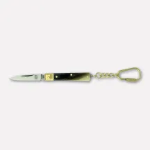 "Il Frosolino" pocket knife with pendant, imitation horn handle