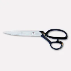 Professional tailor and patternmaker shears for left-handed users, painted handles – 10 inches