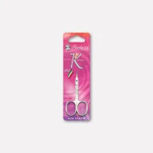 Curved pointed-tip manicure scissors