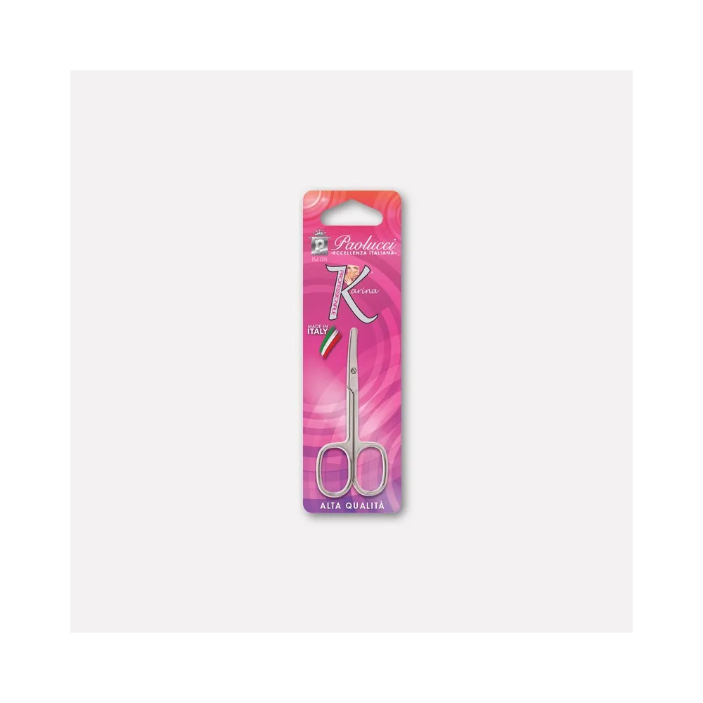 Curved children's nail scissors, rounded tips