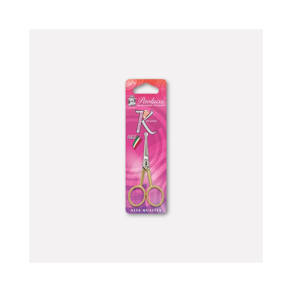 Nose and eyebrow hair scissors, rounded tips