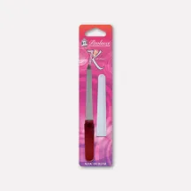 Sapphire nail file, with protective plastic case