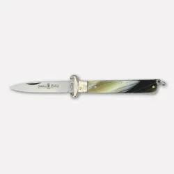Hunting knife with imitation horn handle – 19 cm